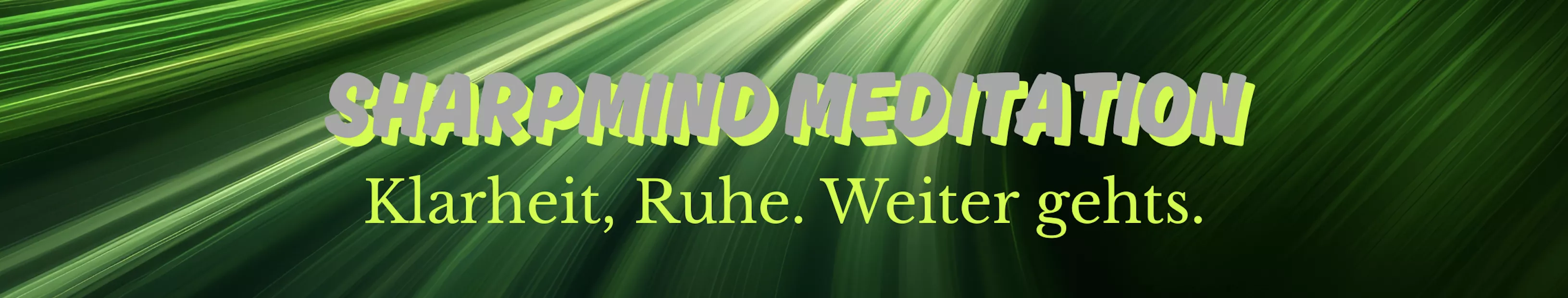 Sharpmind Meditation Banner